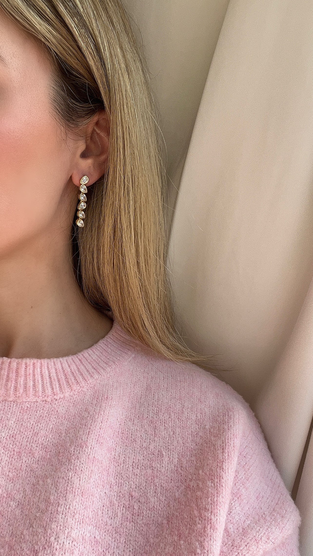 Waterfall Raindrop Earrings