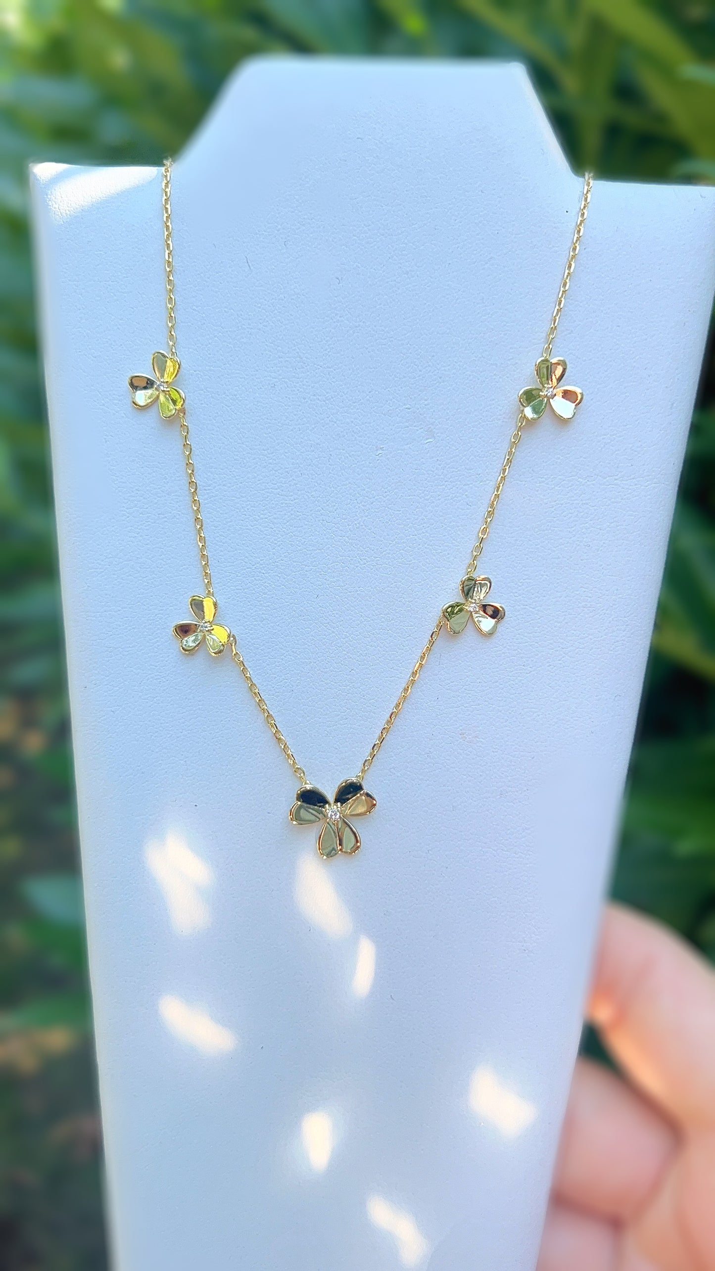 Classic Flower Pendant Necklace