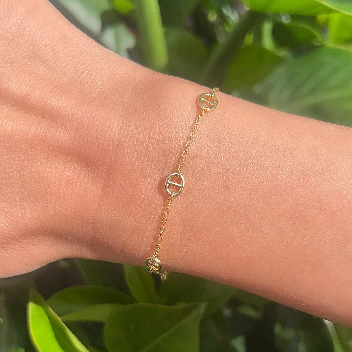 Disc Station Bracelet