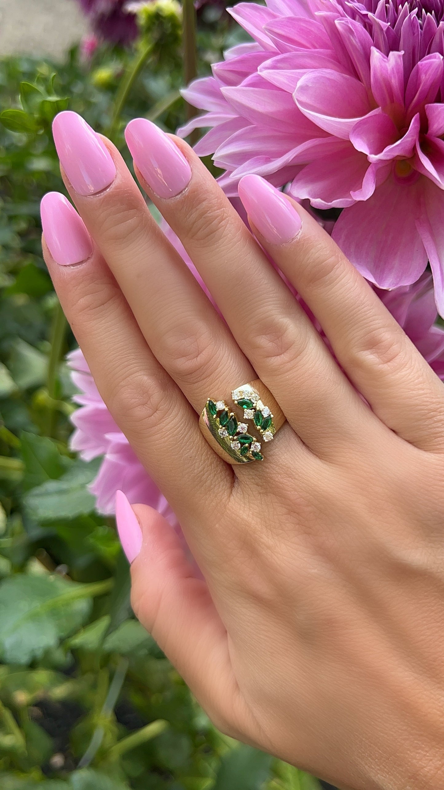 Sprinkled Gemstone Ring