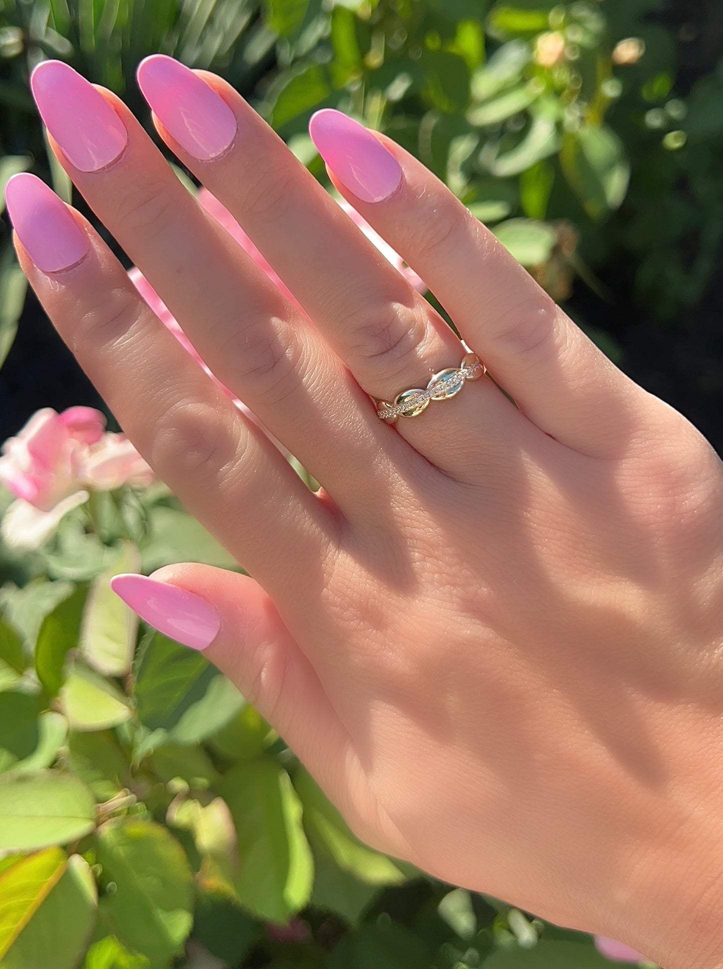 Pave Shell Ring
