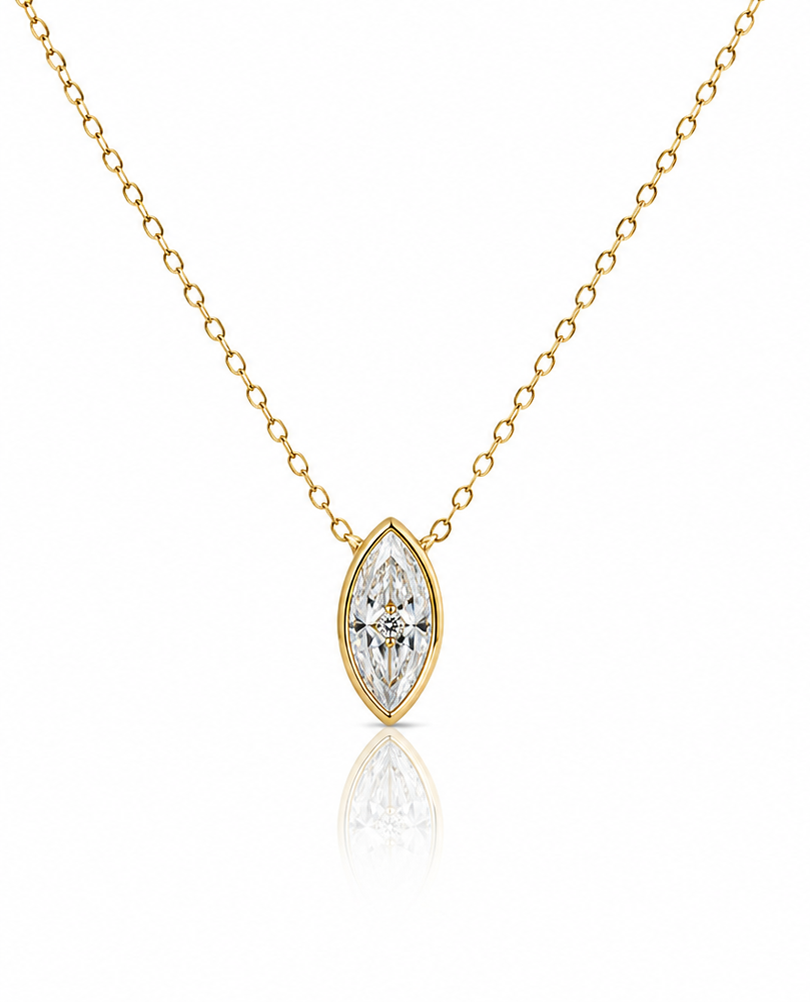 Marquise Pendant Necklace