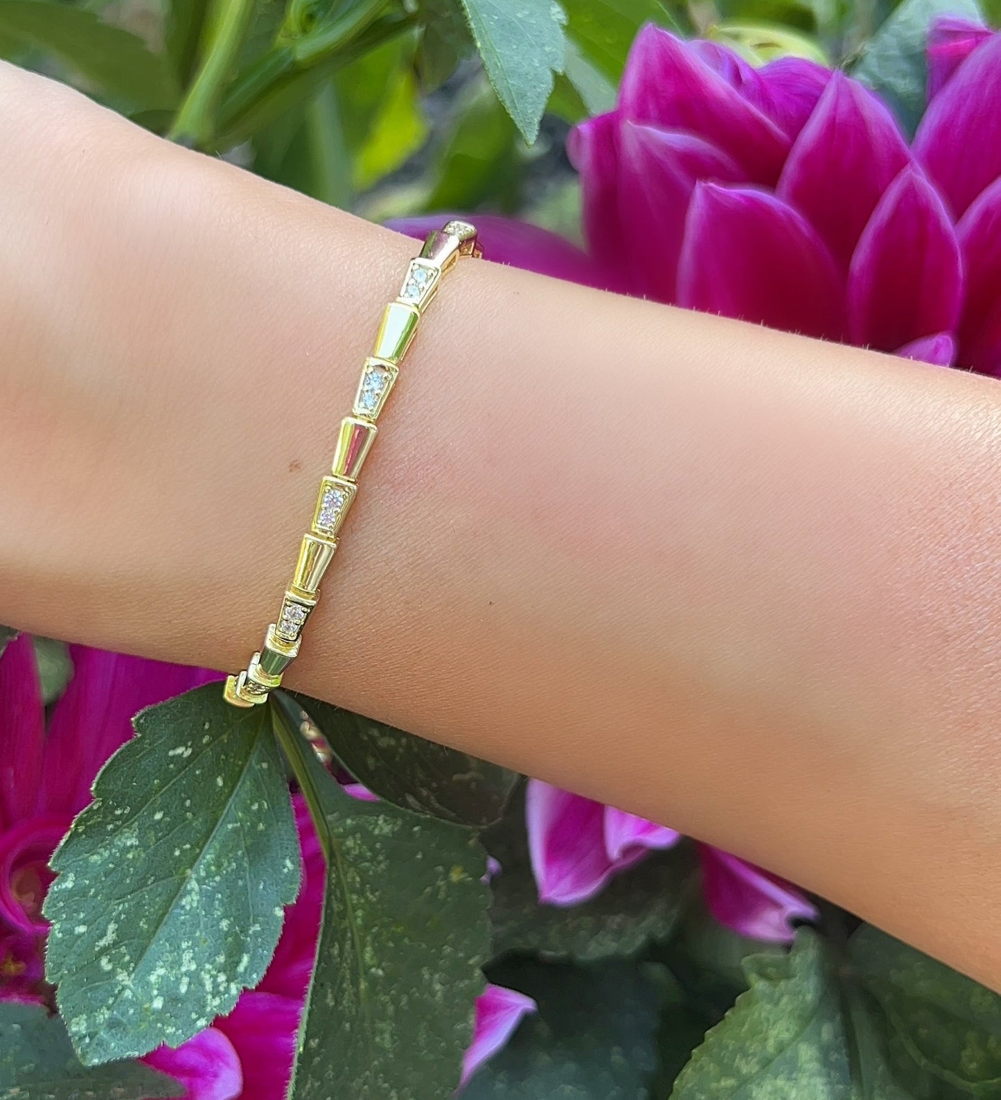 Bedazzled Scales Bracelet