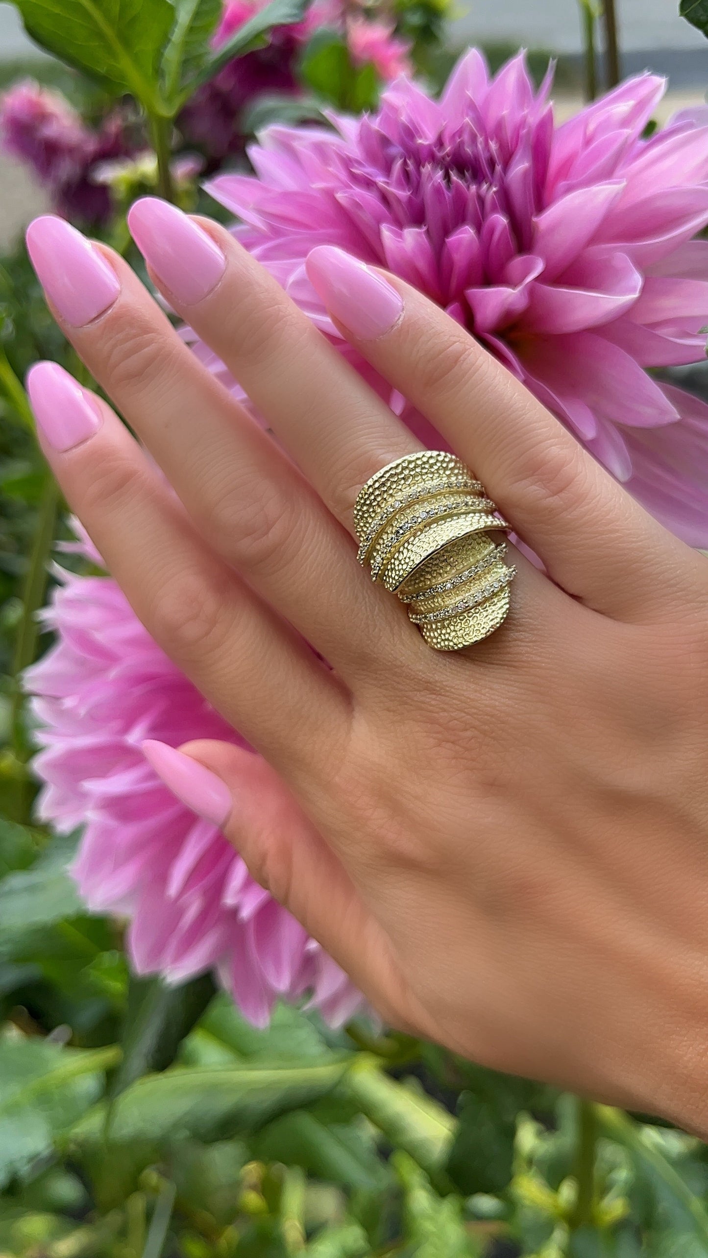 Pave Diamond Wrap Ring