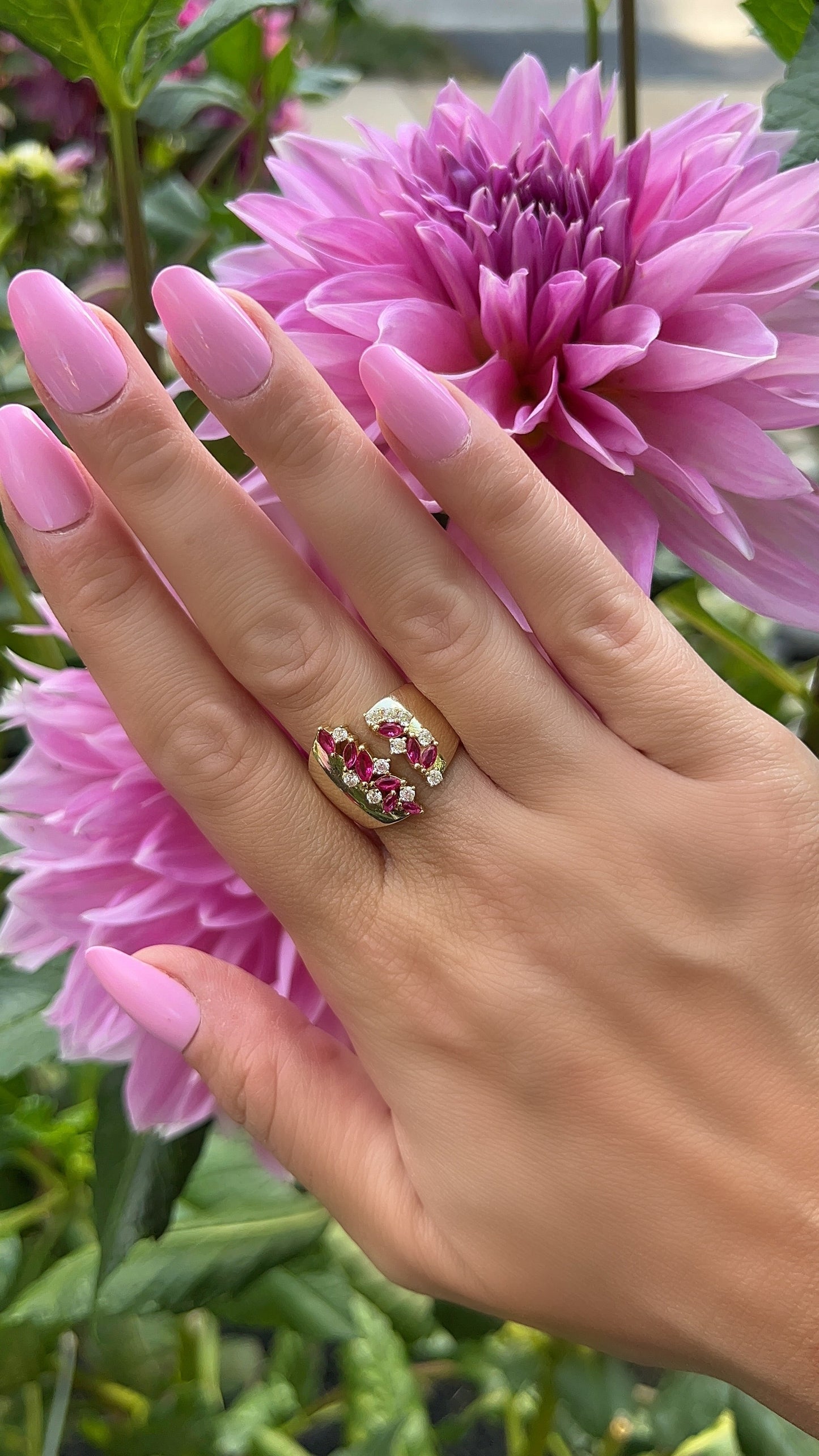 Sprinkled Gemstone Ring