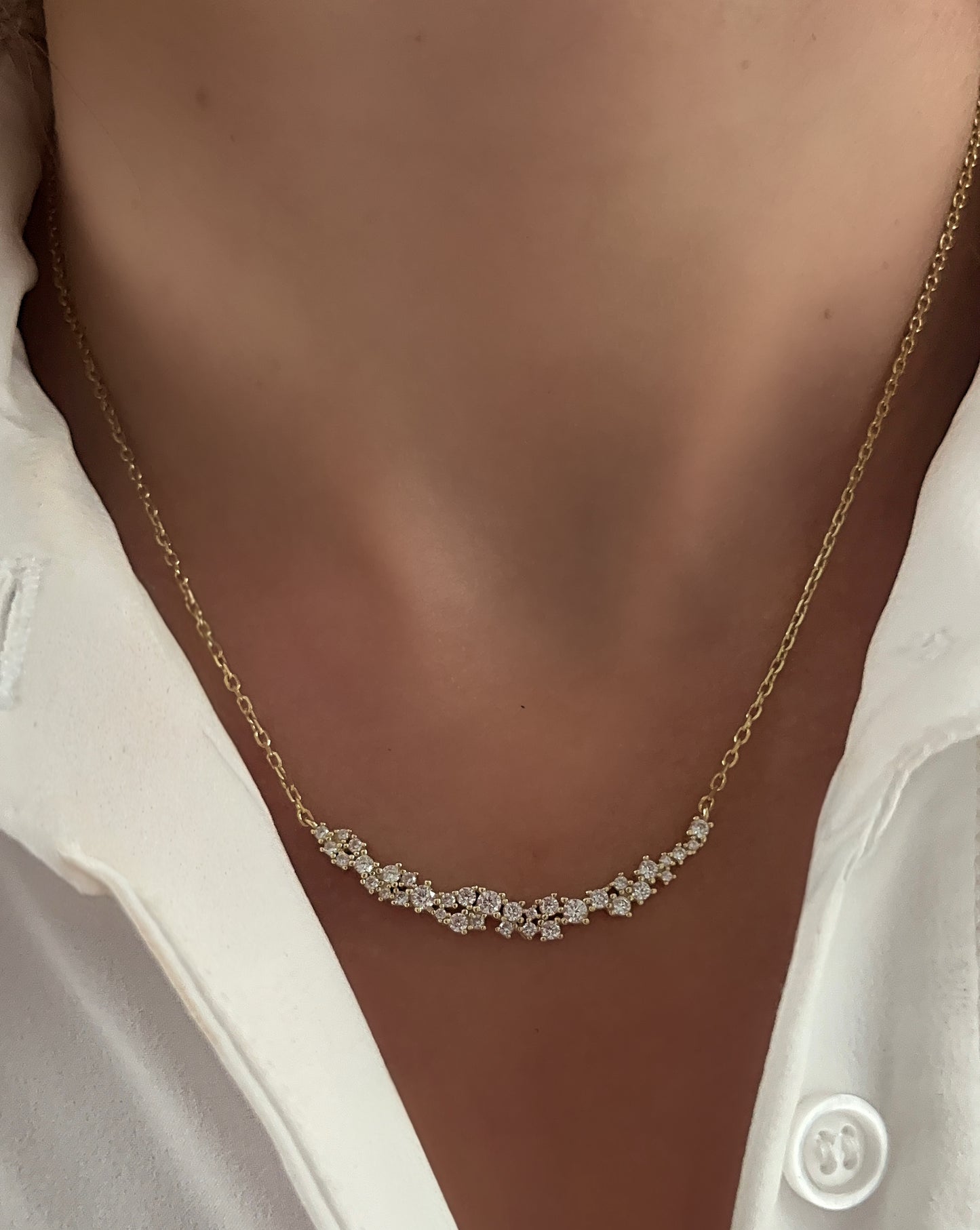 Curved Constellation Necklace