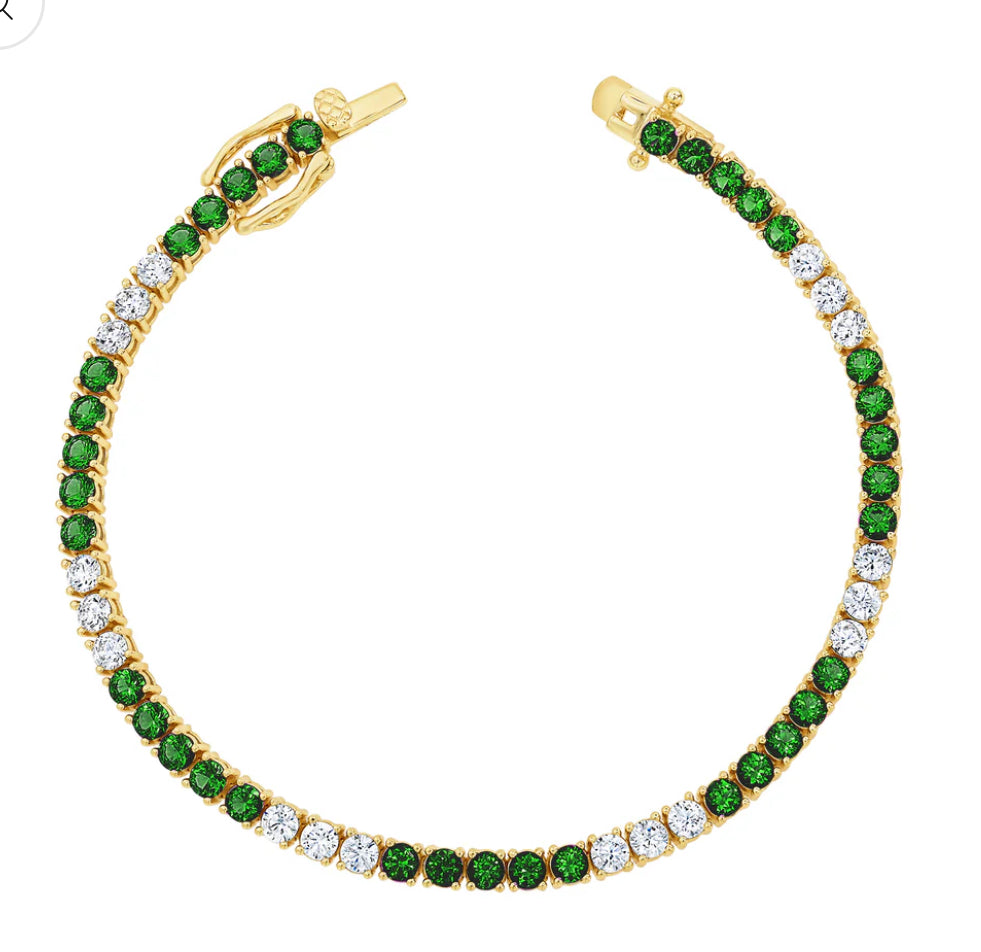 Colorful CZ Tennis Bracelet