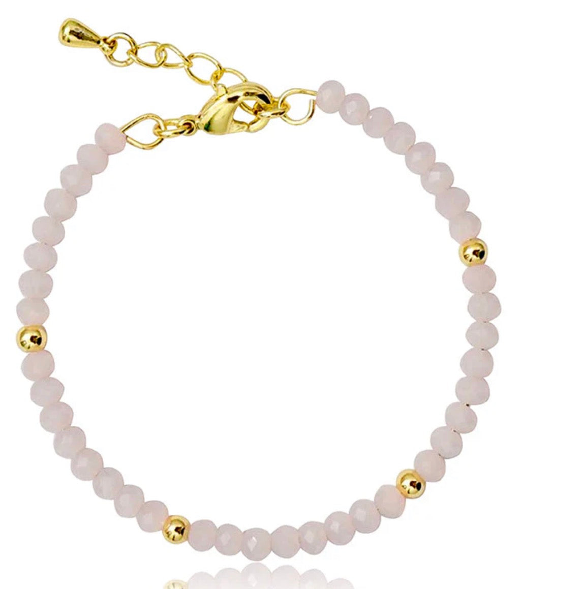 Pink Beaded Girls Bracelet