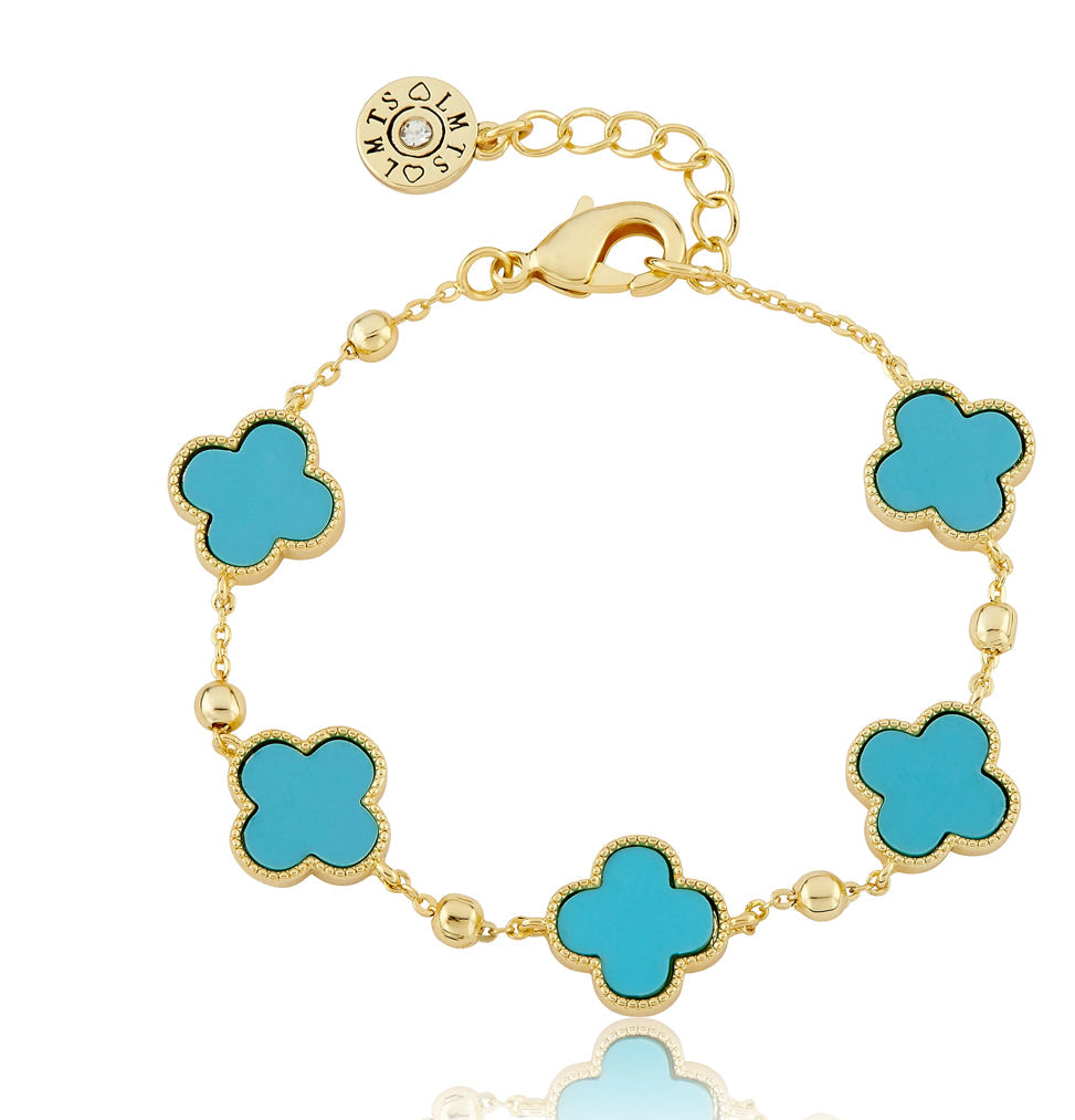 Girls Clover Bracelet