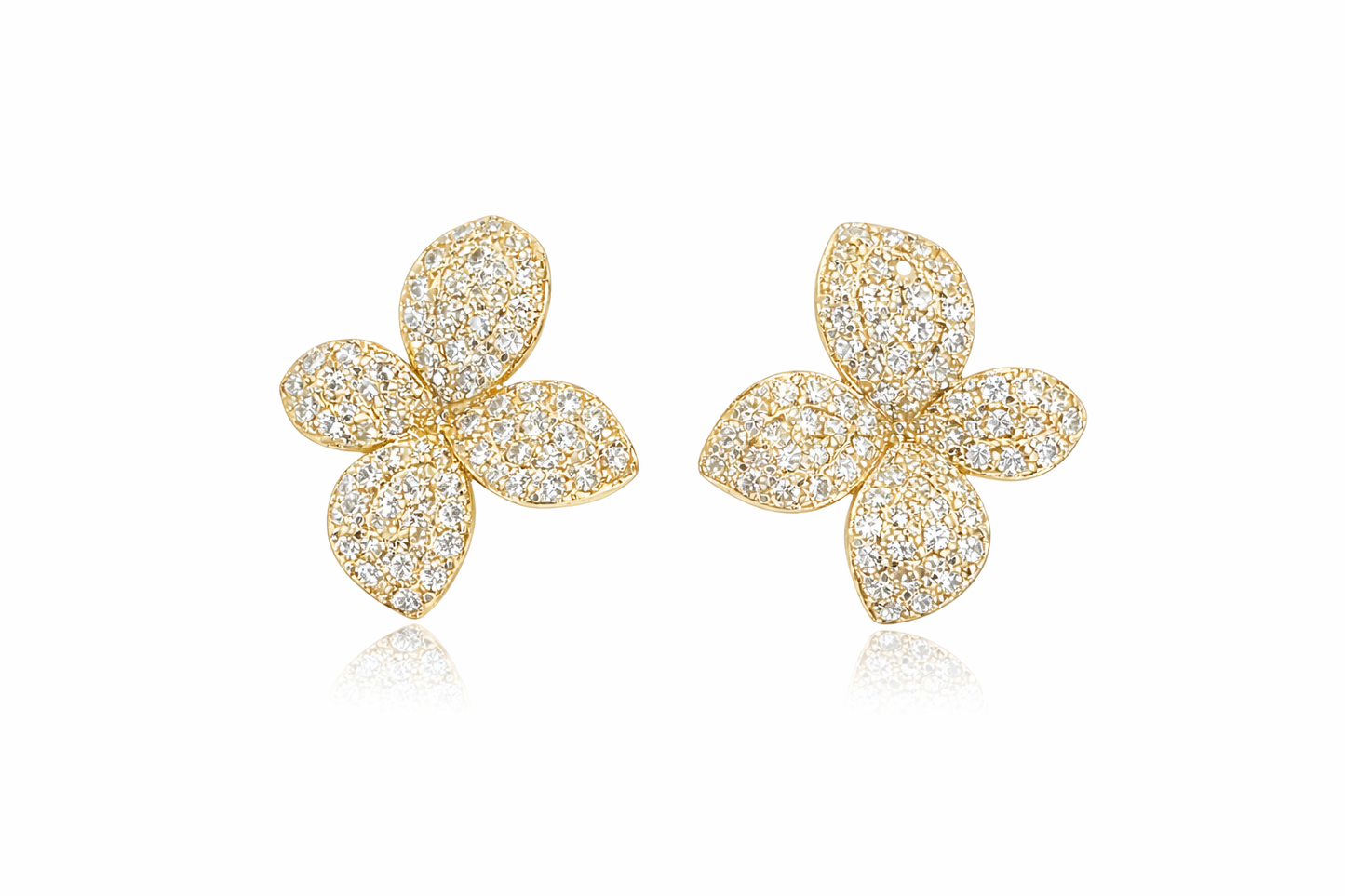 CZ Petal Studs