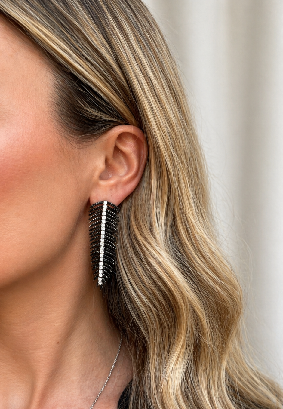 Glam Feather Studs