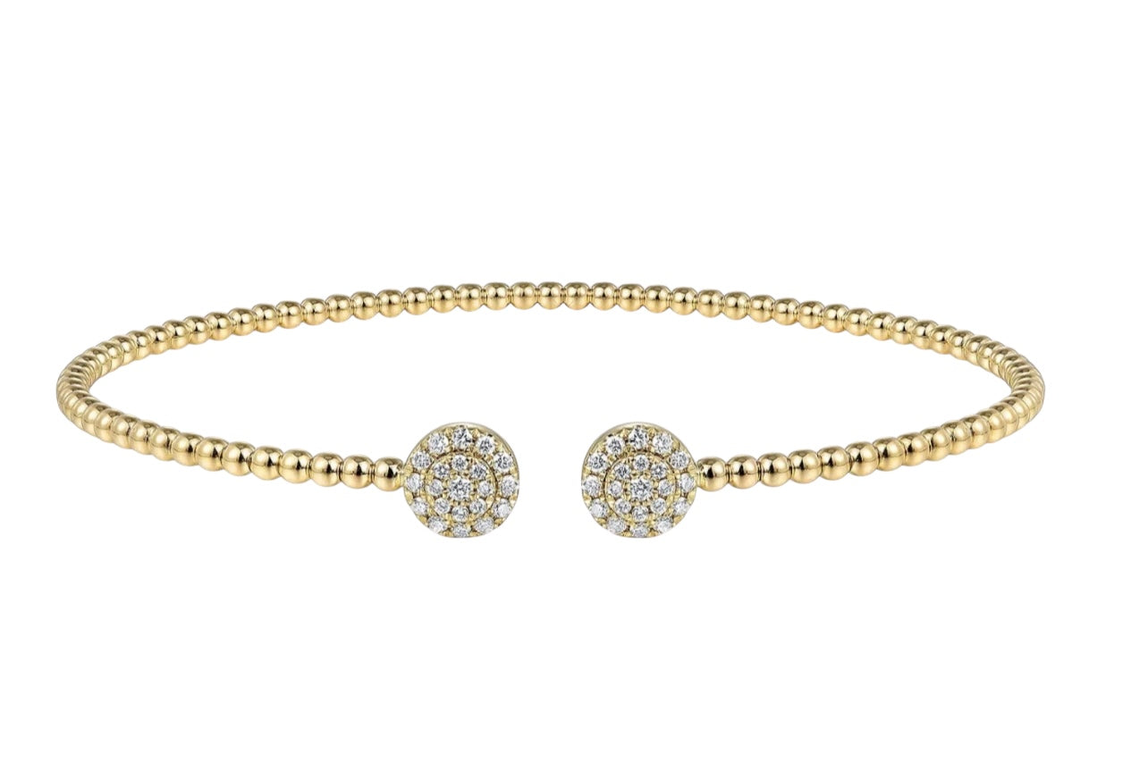 Open Beaded Bangle