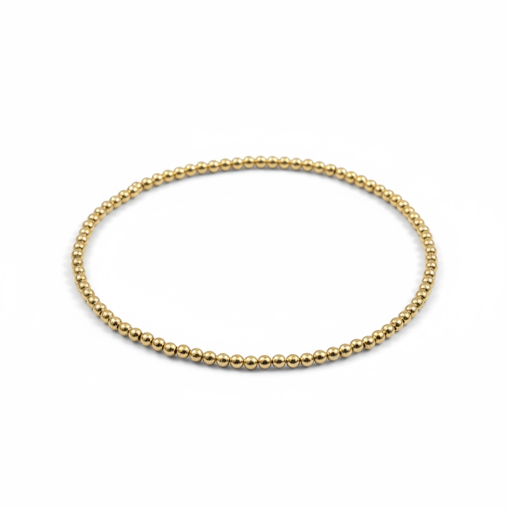 3 mm gold filled anklet