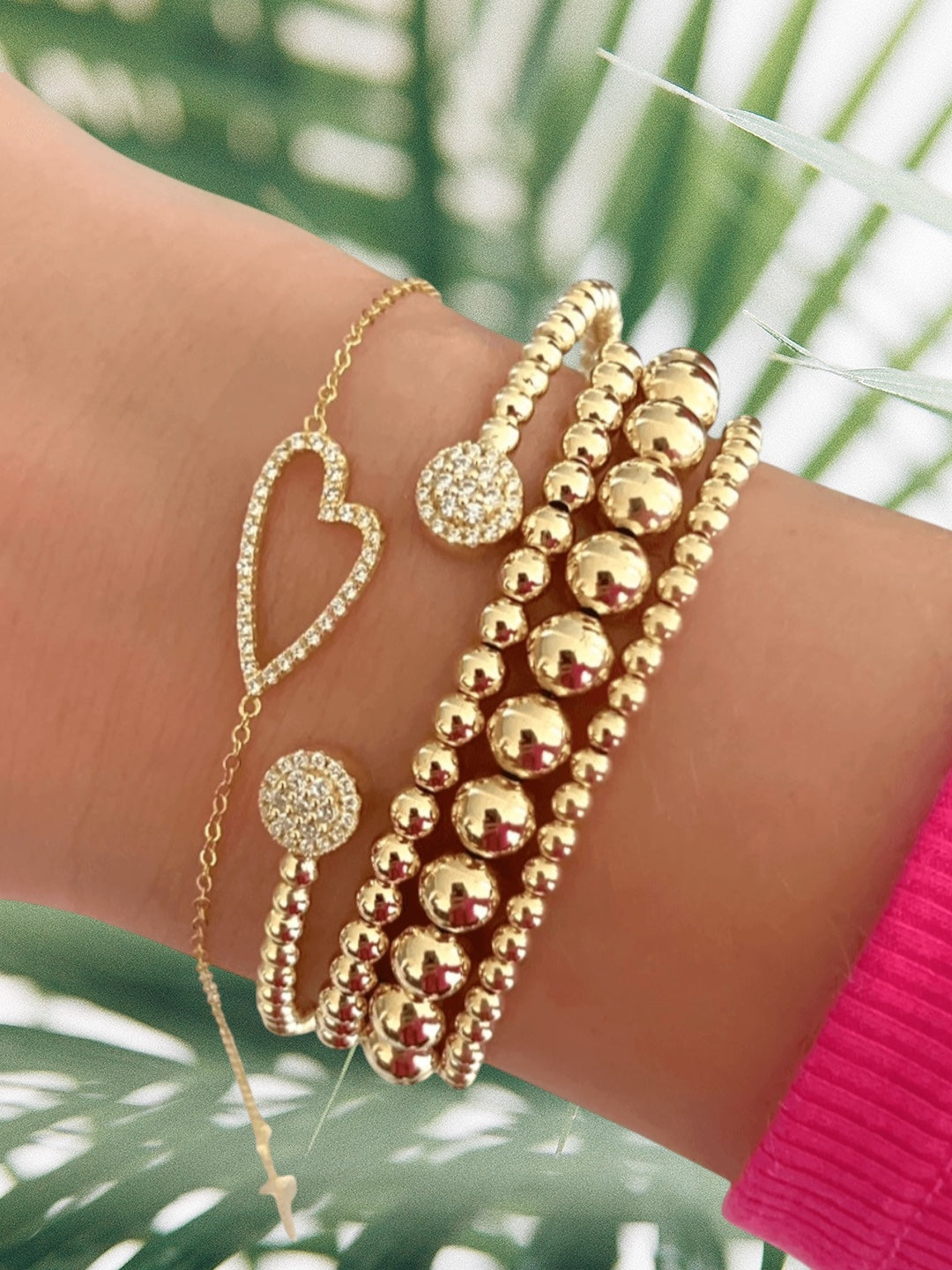 Open Beaded Bangle