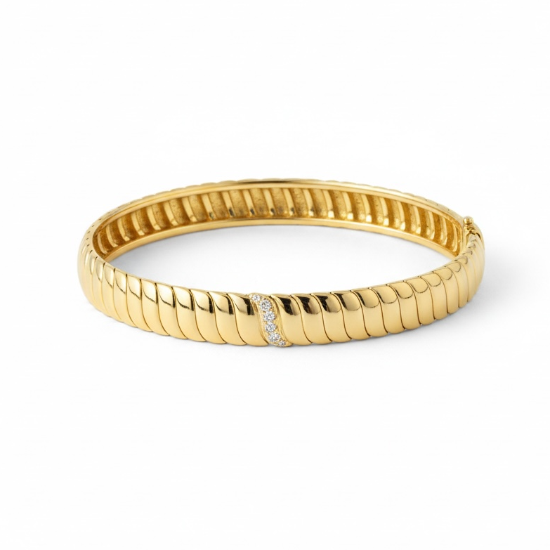 Ribbed Bangle