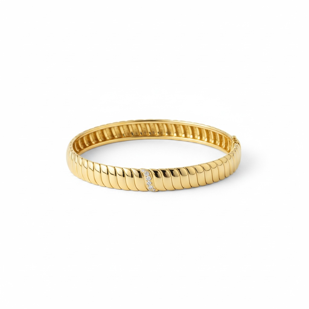 Ribbed Bangle