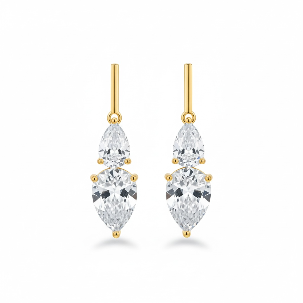 Luxe Pear Earrings