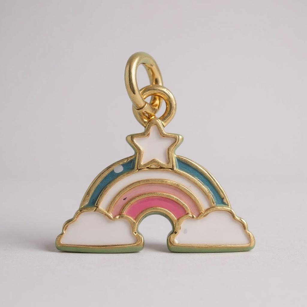 Rainbow Star Charm