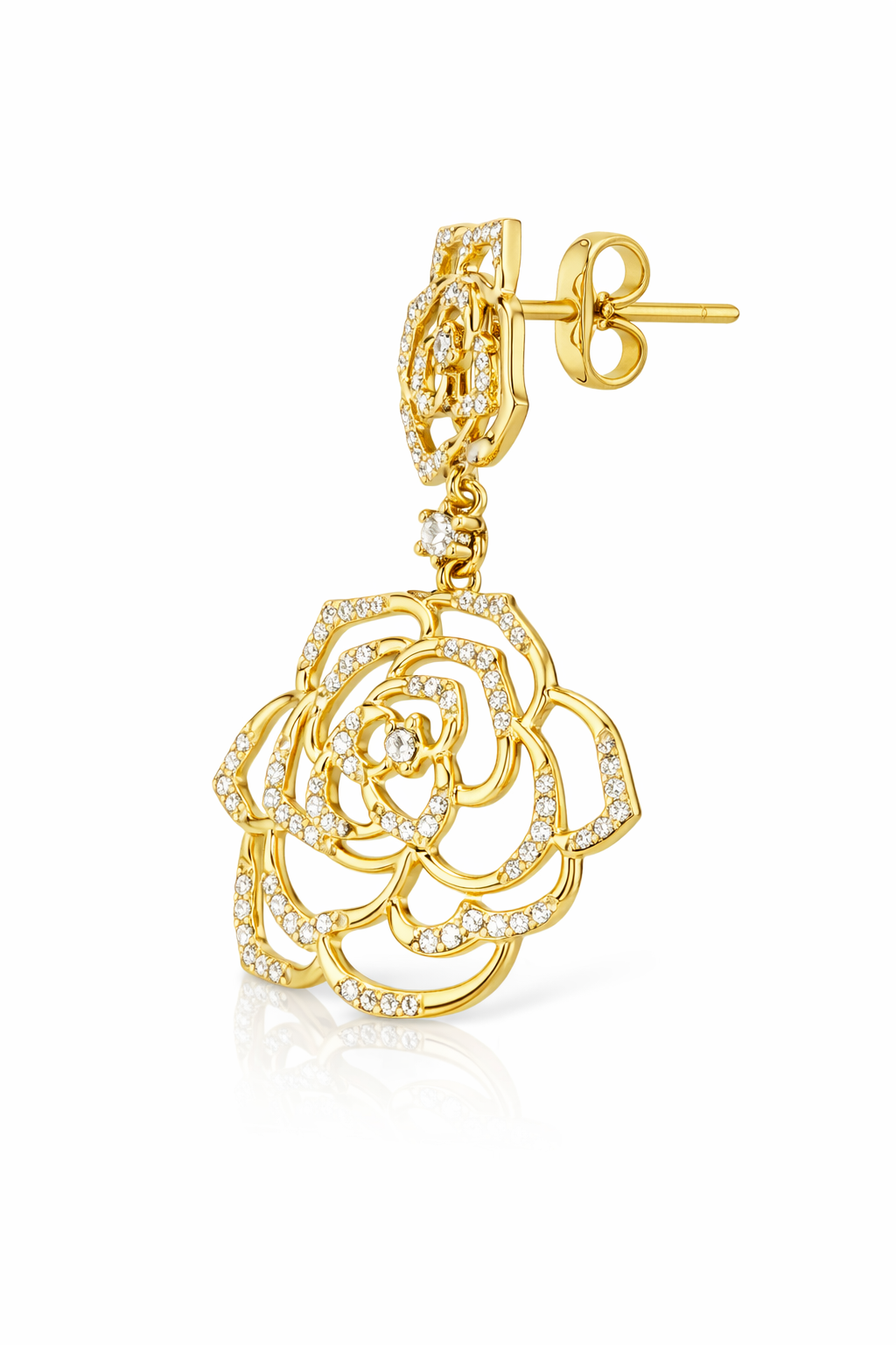 Rose Statement Earrings