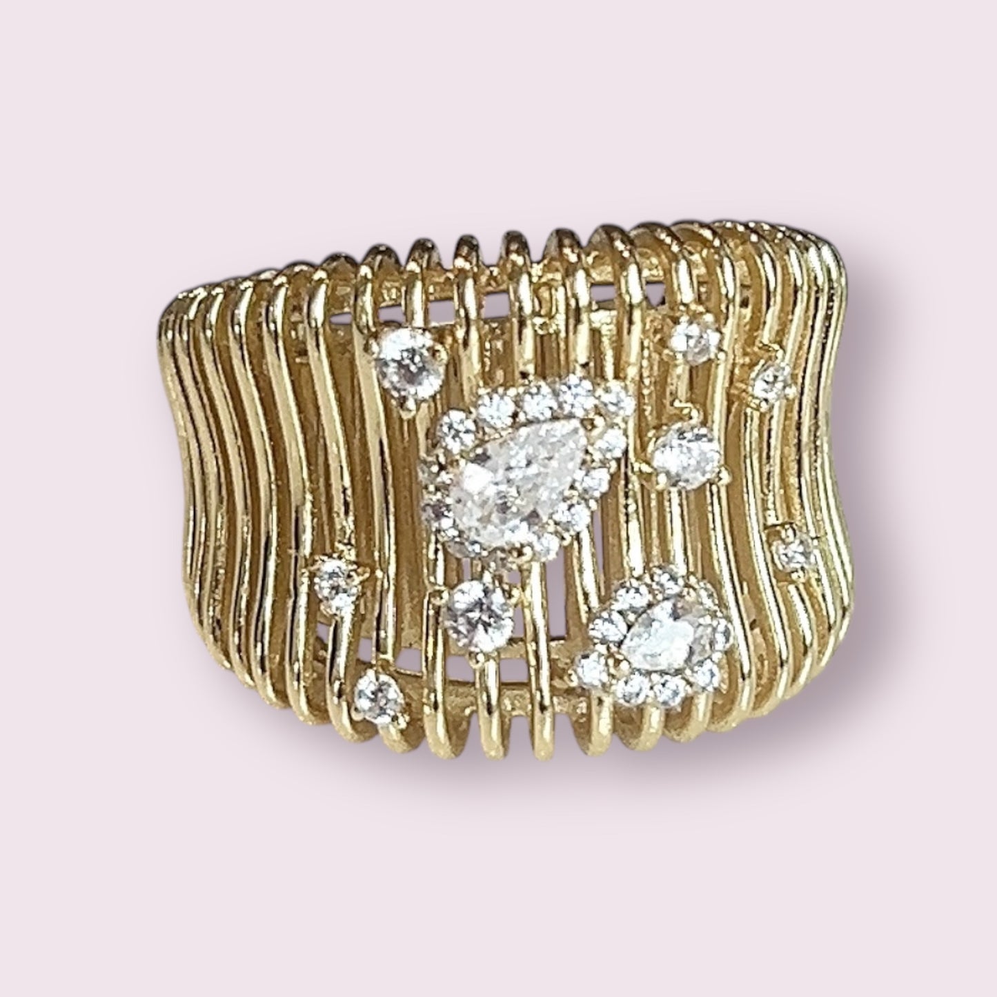 Diamond Rain Ring