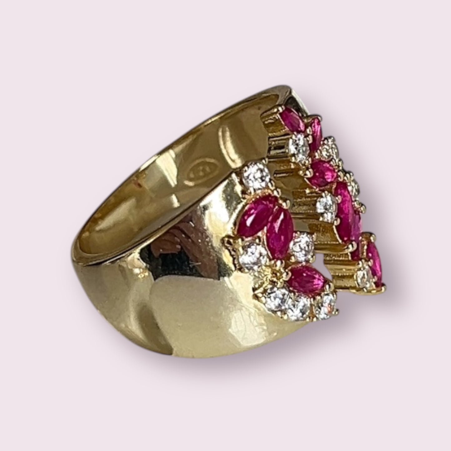 Sprinkled Gemstone Ring