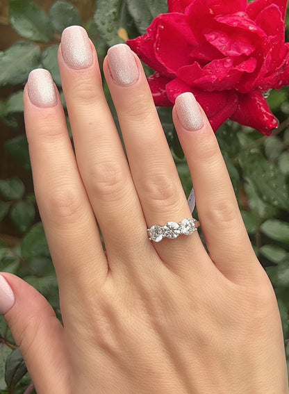 Moissanite Forever Ring 