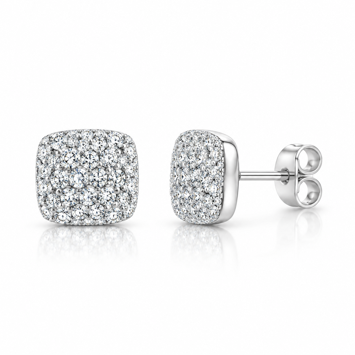 Pave Squovel Studs 