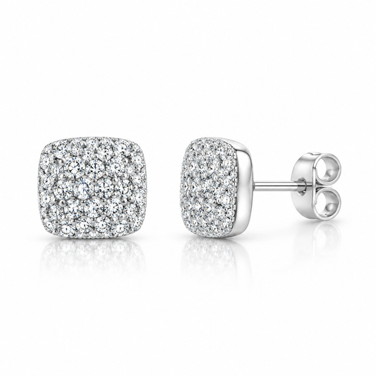 Pave Squovel Studs 