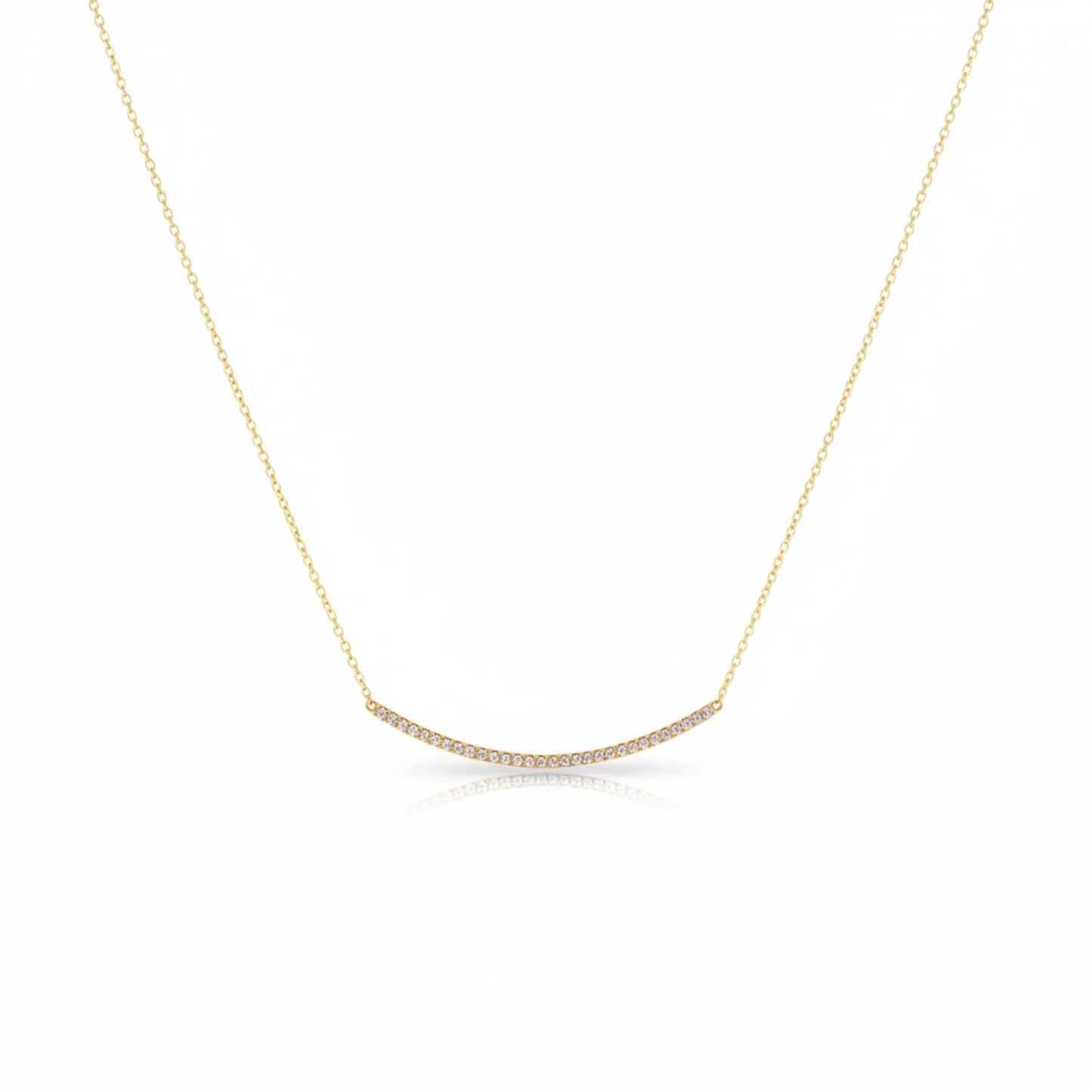 Pave Bar Necklace 