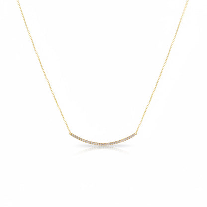 Pave Bar Necklace 