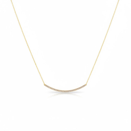 Pave Bar Necklace 
