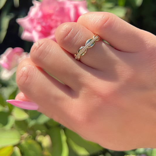 Pave Shell Ring 