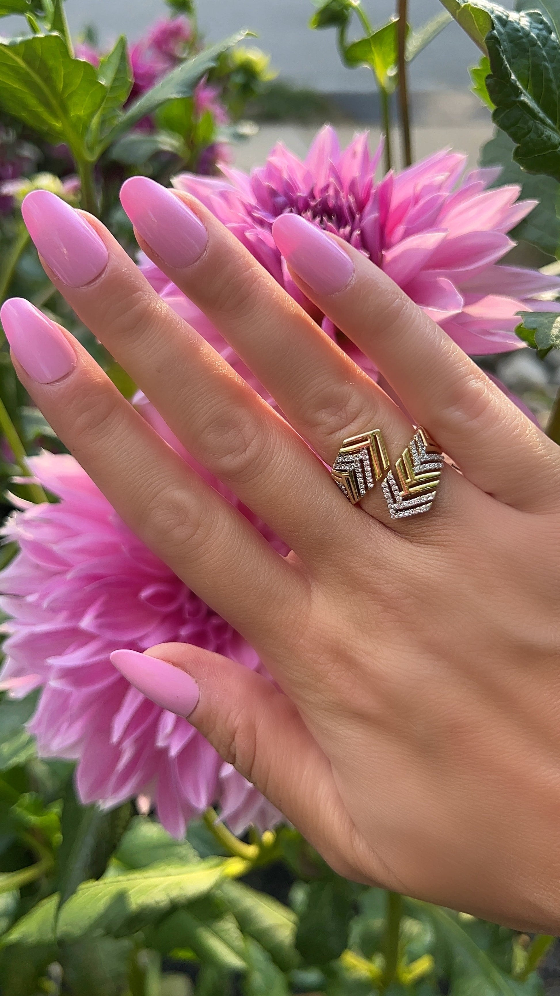 Chevron Wrap Ring 