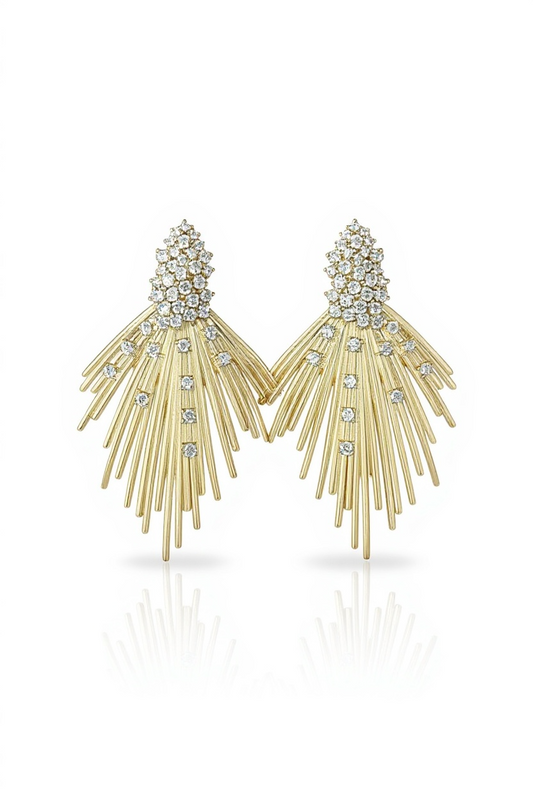 Sunburst Statement Earring 