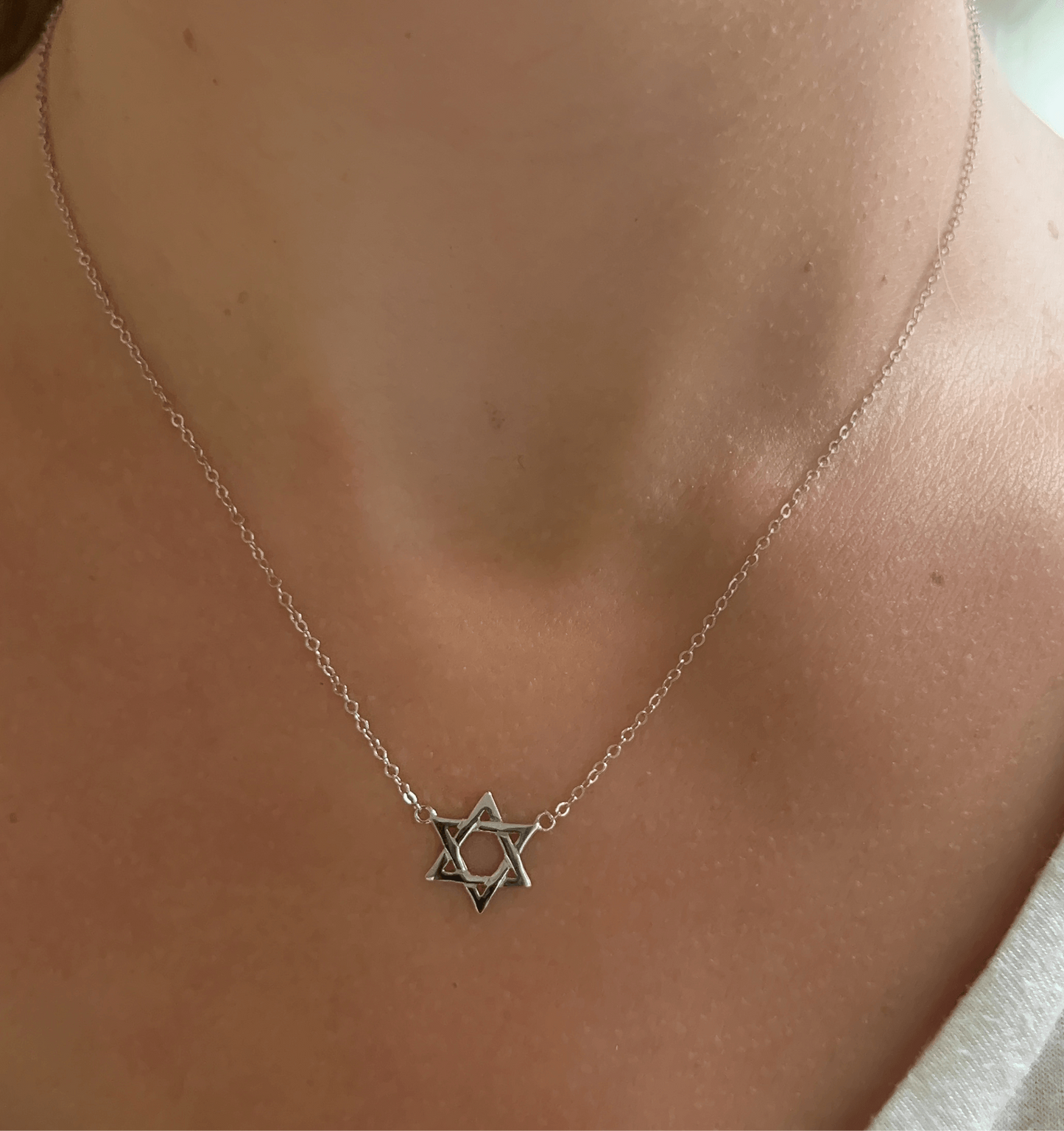 Mini Star of David Necklace 