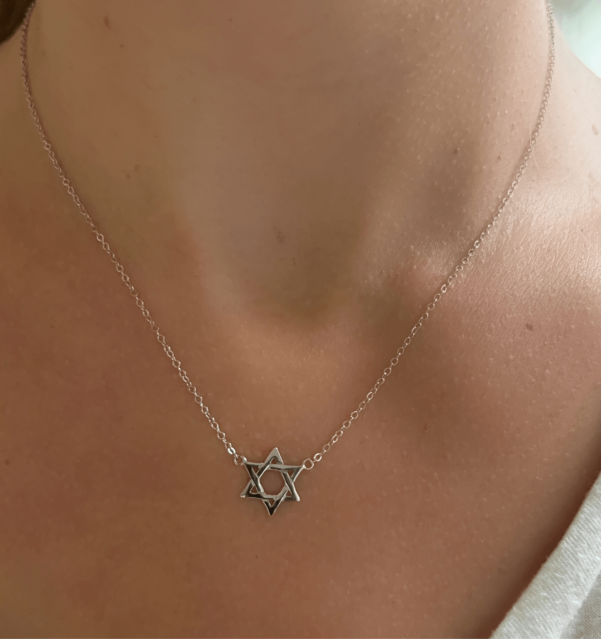 Mini Star of David Necklace 