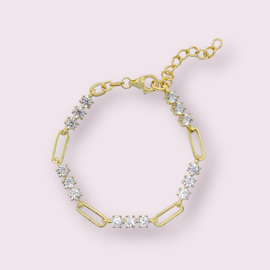 Tennis Paperclip Bracelet