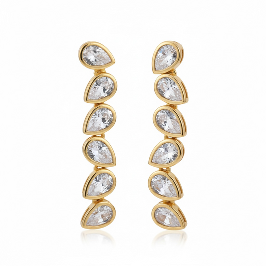Waterfall Raindrop Earrings