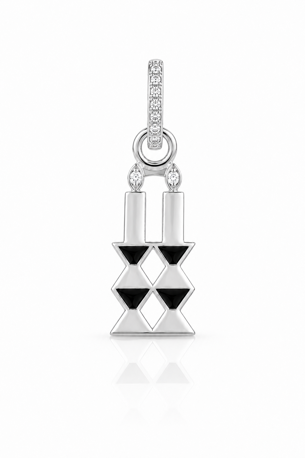 Shabbat Candles Charm 