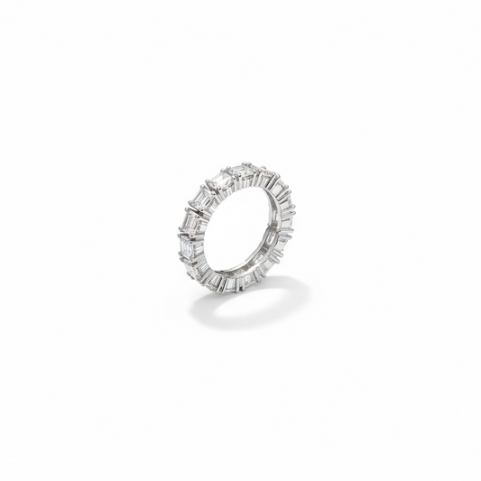 4.48 CT Moissanite Eternity Band 