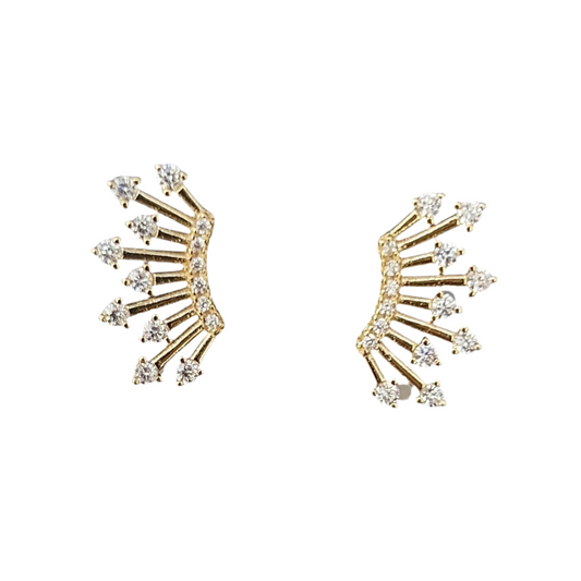 Pave Crown Studs 