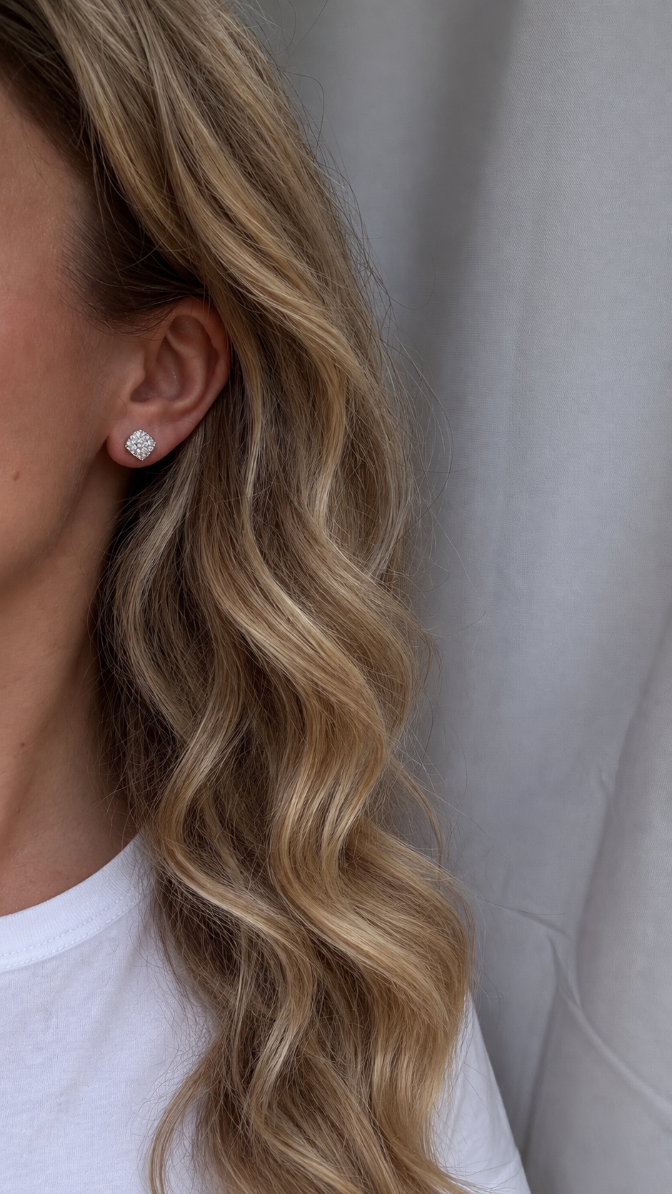 Pave Squovel Studs 