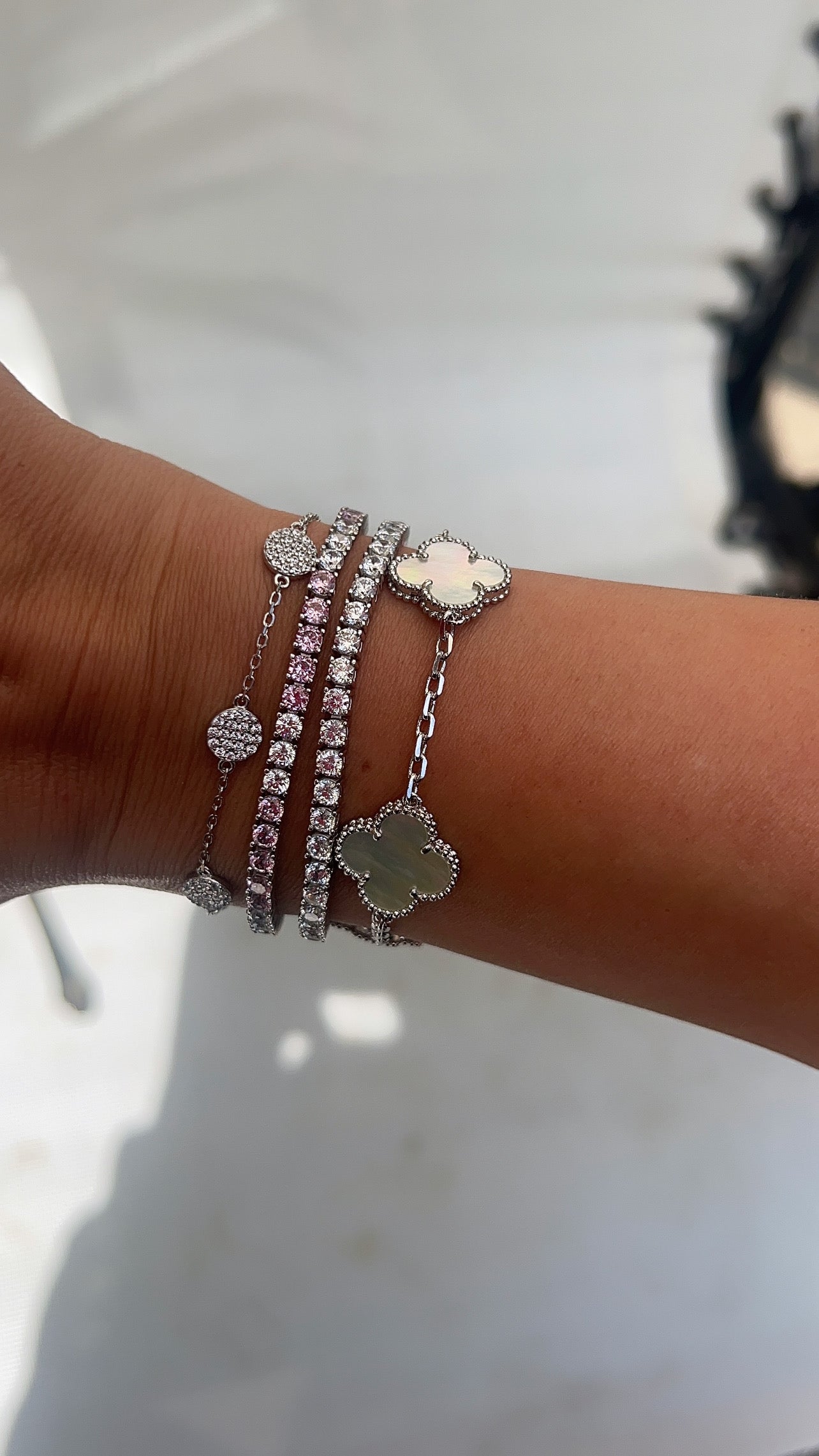 Pave Trio Bracelet 