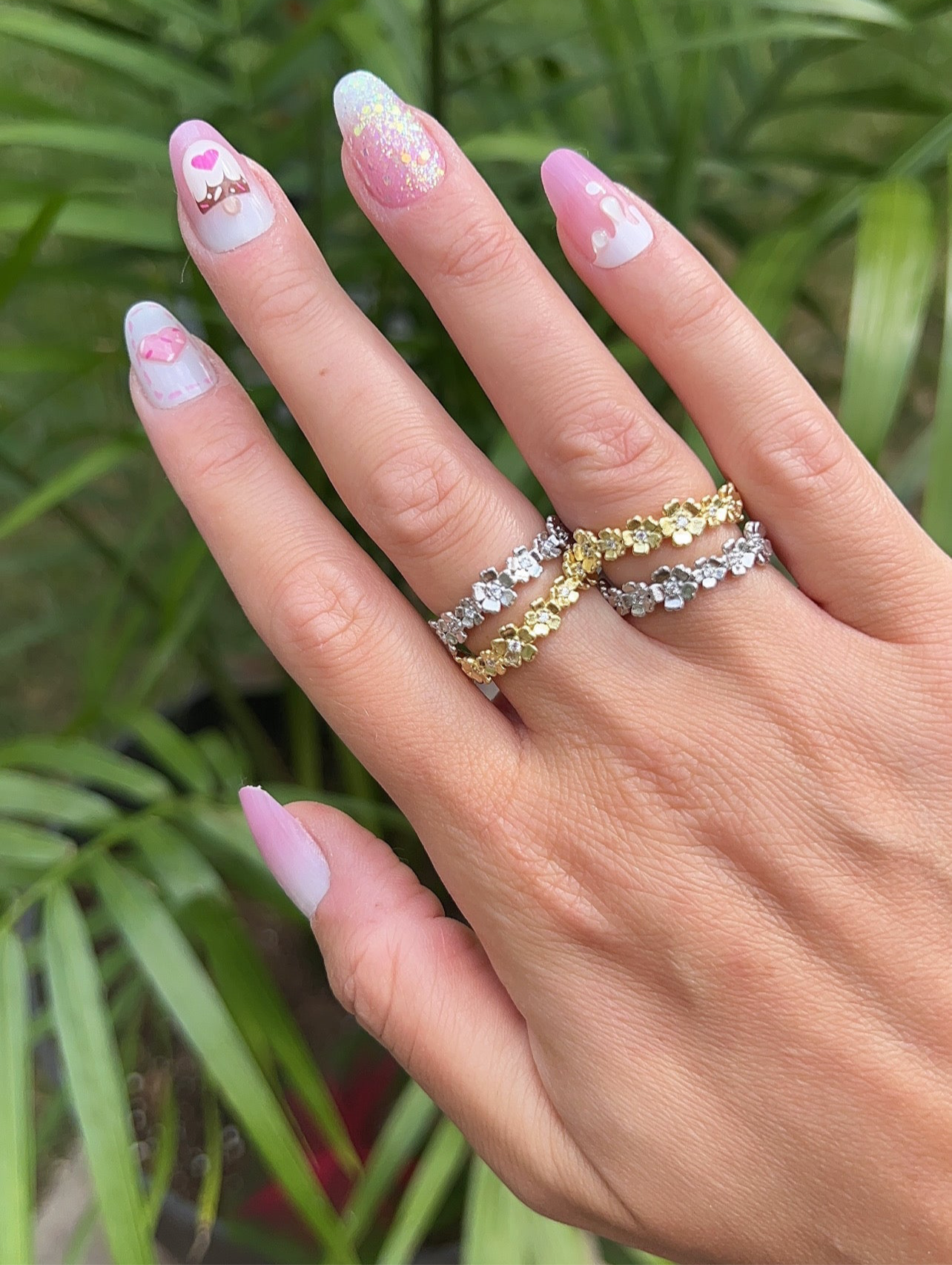 Petal Pop rings 