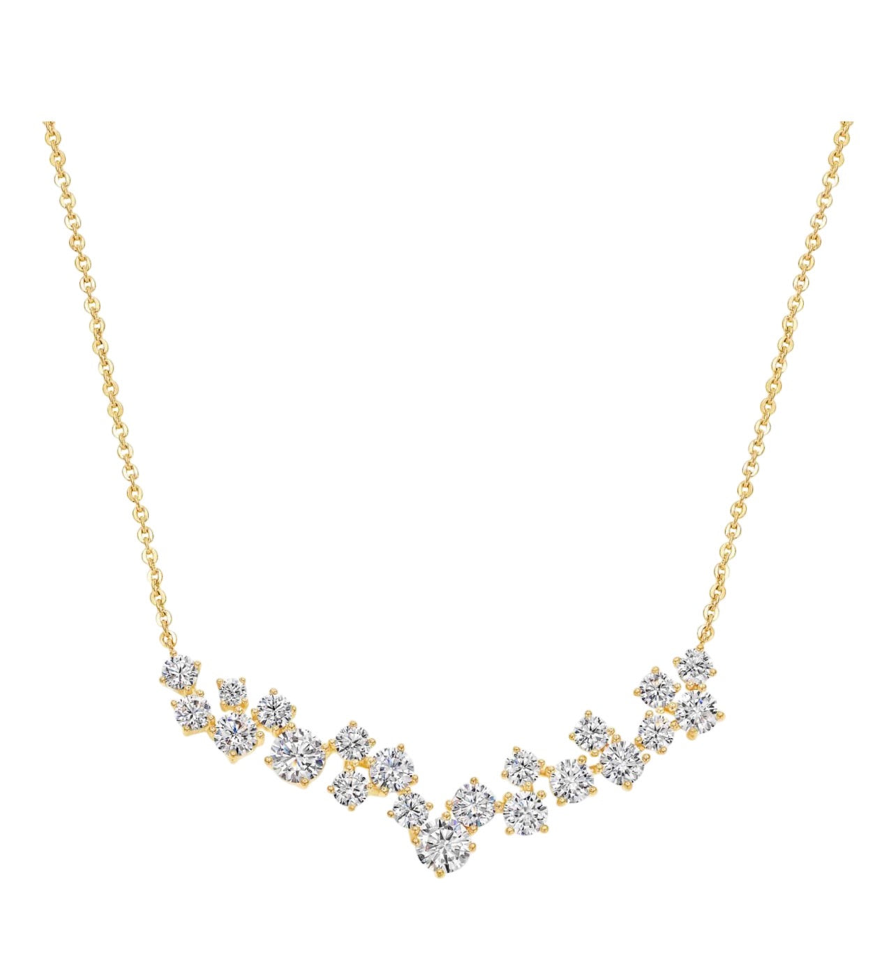 Angled Diamond Bar Pendant