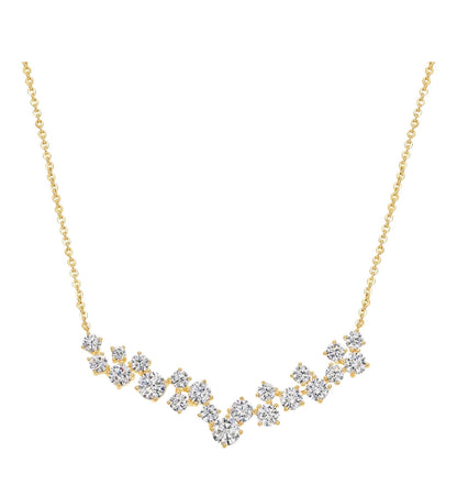 Angled Diamond Bar Pendant