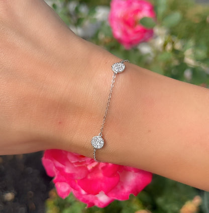 Pave Trio Bracelet 
