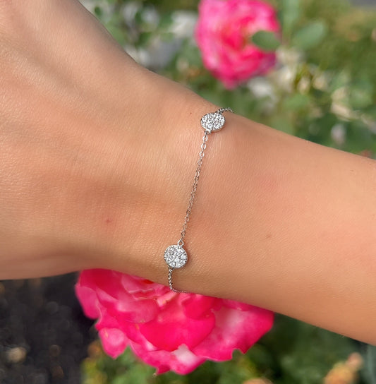 Pave Trio Bracelet 