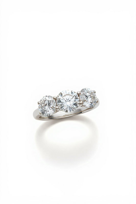 Moissanite Forever Ring 