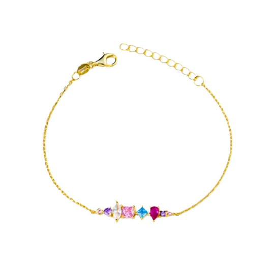 Multi Color Bar Bracelet 